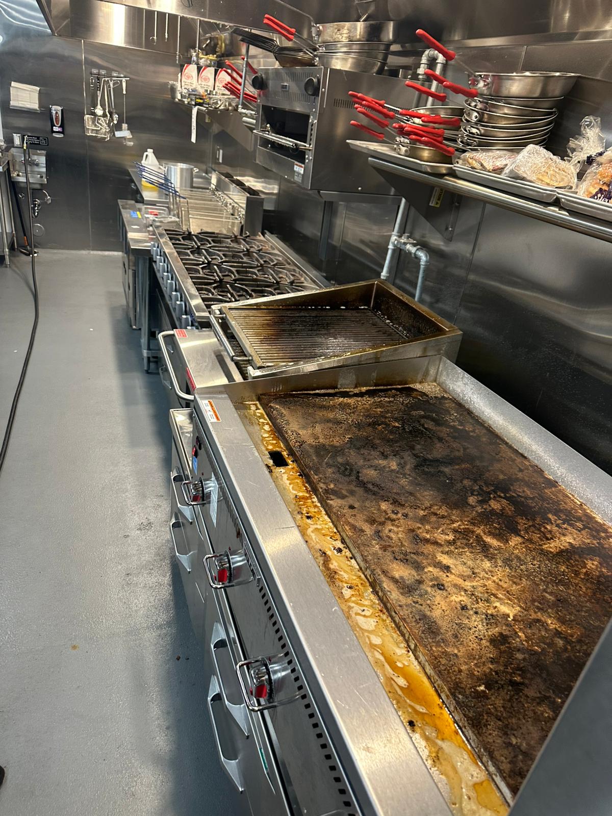 Kitchen Cleaning - Before